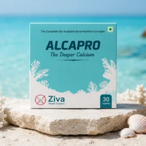 Alcapro algae-derived calcium supplement packaging